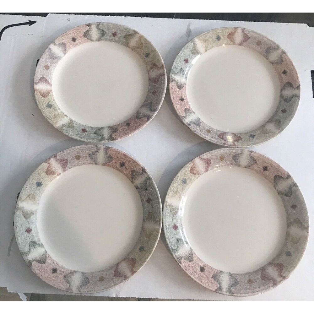 Corelle Corning MIRAGE Southwest Multicolor 7" Salad Plates Set Of‎ 4